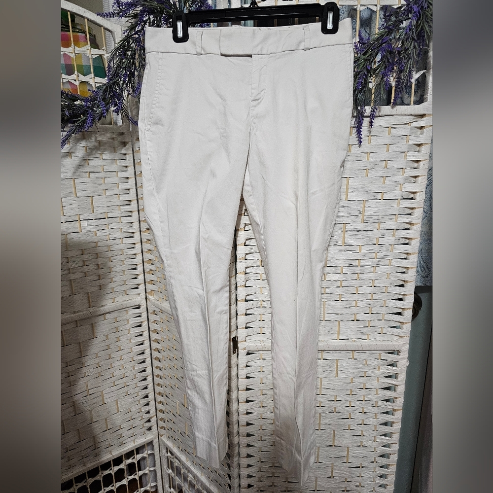 Banana Republic White Ankle Trouse Pants - Picture 2 of 7